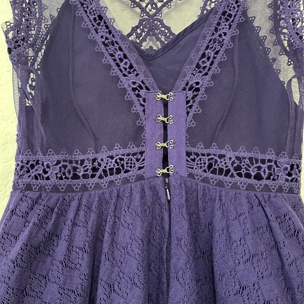 Free People Lace Mini Dress